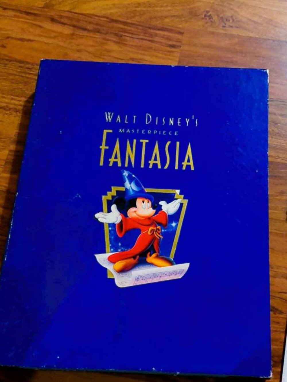 Vtg Walt Disney Fantasia Masterpiece Collectors VHS, Book, Litho, & Cert Box Set